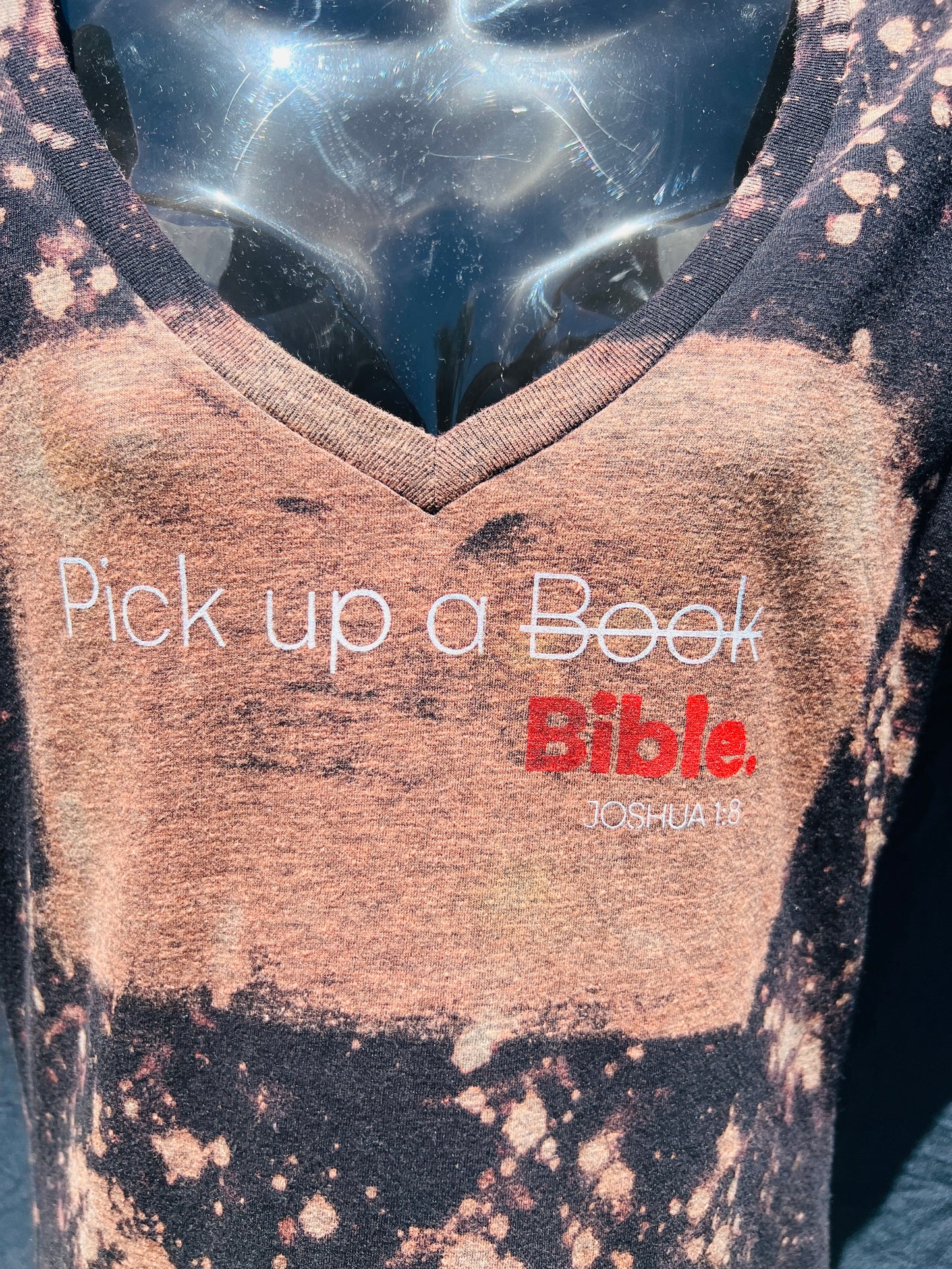 Bleach Pick Up Bible V Neck