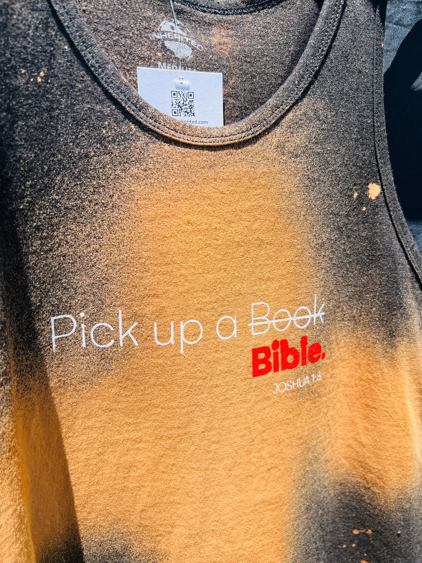 Bleach Pick Up Bible Tank Top