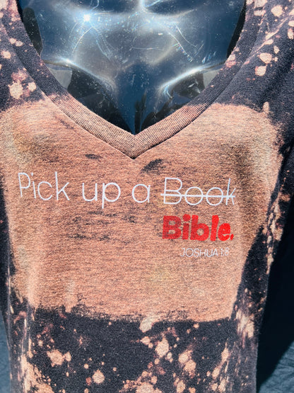 Bleach Pick Up Bible V Neck